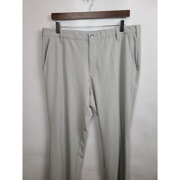 Adidas Mens Chino Pants Size 36 Gray Nylon Hiking Outdoor Activewear Casual - Picture 2 of 8